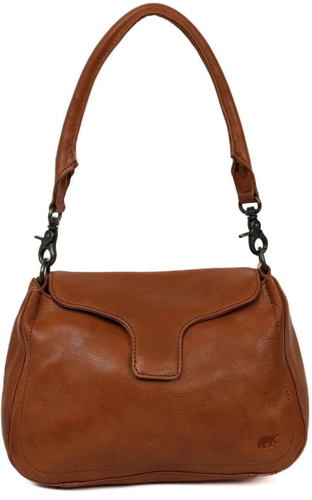 Bear Design Fenna Hobotas / Schoudertas met Klep - Cognac