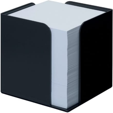 Memokubus Djois Re-Solution recycled 95x95x95mm + 700vel zwart