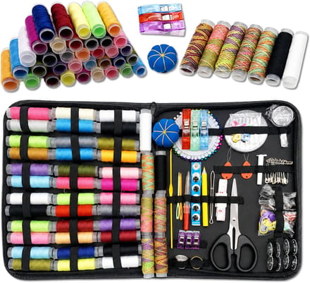 Somstyle Complete Naaiset - 226-Delig - 43 Spoelen Naaigaren - Naaidoos - Multicolor