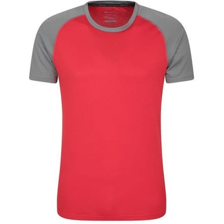 Mountain Warehouse Endurance ademend T-shirt heren (Rood/Grijs)