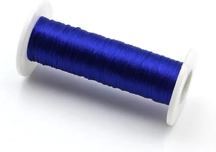 Vislijn Schroefdraad - Hengel Bouwlijn - Hengel Constructie - 150D Gevlochten Polyester - 50 Meter - Blauw