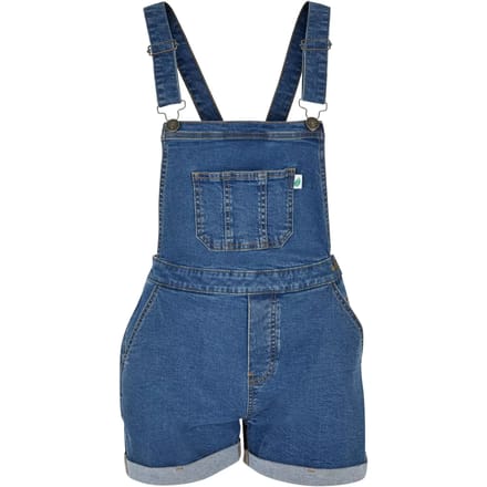 Urban Classics - Organic Short Tuinbroek/dungaree - M - Blauw