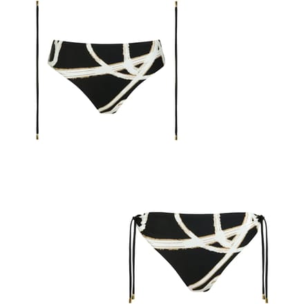 Hoog uitgesneden bikini onderkant met afneembare strikjes voor dames Lisca Honolulu