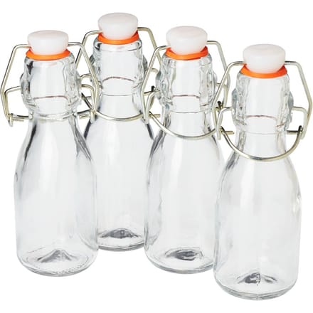VBS Mini flessen met beugel, 4 stuks