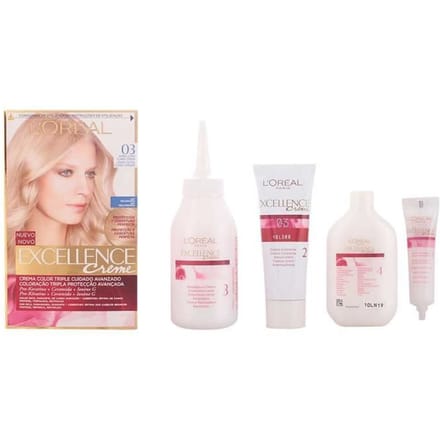Getinte crème - L'OREAL - Excellence - Ultra licht asblond - Zonder ammoniak - Alle haartypes