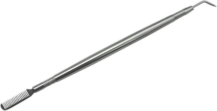 Wimper Separator Tool - Wimperkam Wimperhaak - Wimperstyling Aanbrengen - Roestvrij Staal - 16.5 cm - Zilver