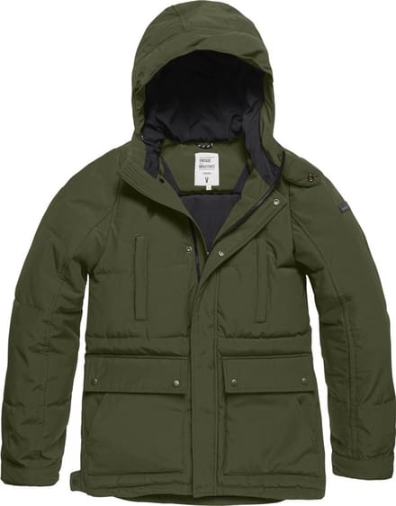 Vintage Industries Winterjas Milo Parka Drab