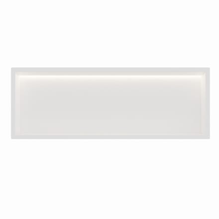 Mat wit RVS Inbouwnis 30x90x7cm met RGB verlichting