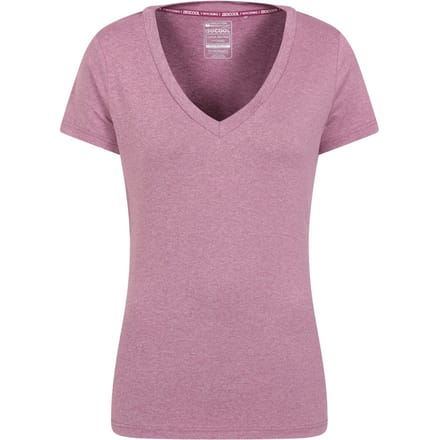 Mountain Warehouse Dames/Dames Vitaliteit V Hals T-shirt (Roze)