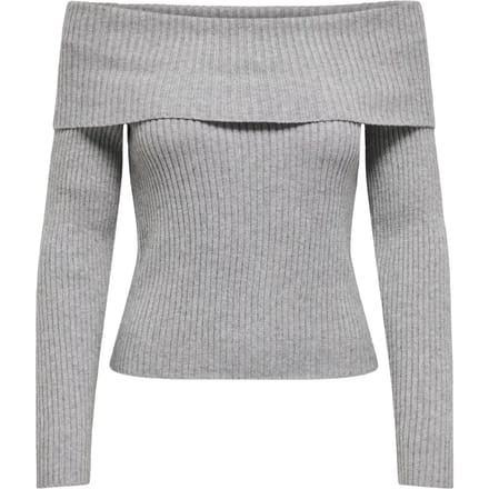 Slim fit gebreide pullover van viscosemix, model 'KATIA'