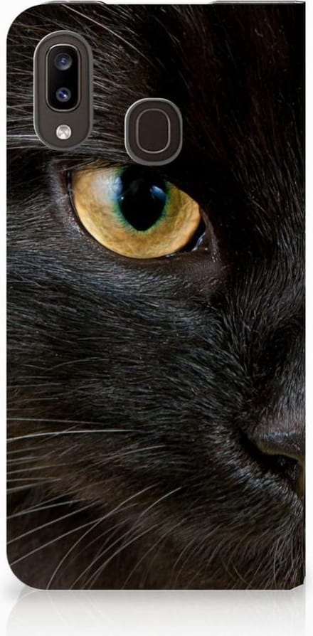 Samsung Galaxy A30 Hoesje maken Zwarte Kat