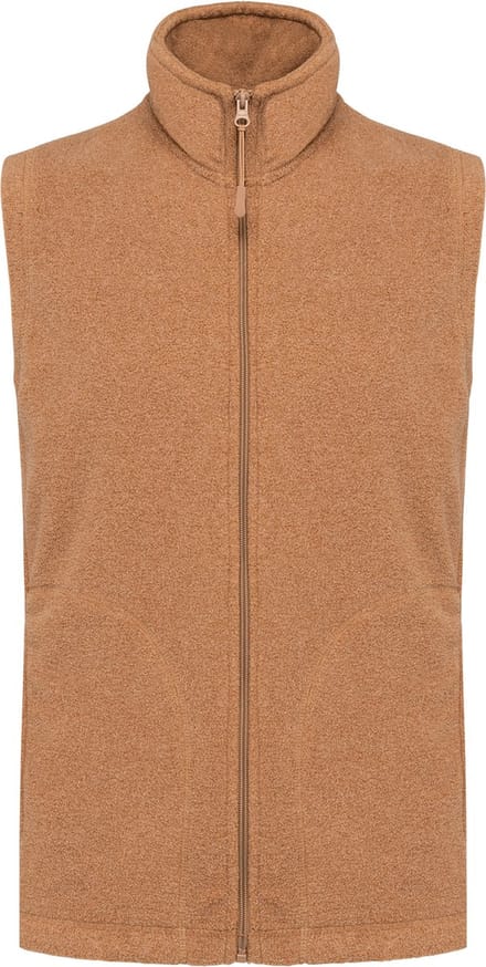Kariban Bodywarmer van microfleece heren K913 - Camel Heather - M