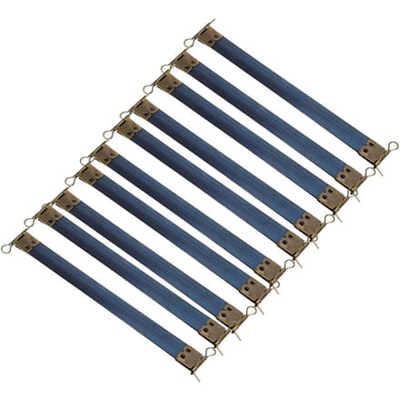 10 stuks Portemonnee Flex Frame Intern Metaal Retro DIY Muntzak Naaien Handwerk Accessoires gray