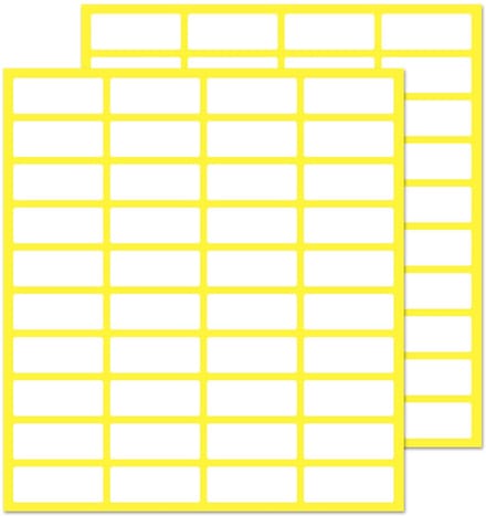 Allecto - Kleine Witte Zelfklevende Etiketten - 4000 Stuks - Mat
