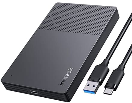 USB 3.2 Gen 2 Harde Schijf Behuizing voor 2,5 inch SSD en HDD - Tot 6 Gbps - UASP Ondersteuning