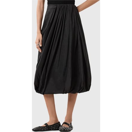 AllSaints Nia Skirt Black Größe: 4 | Midiröcke Outlet | Damen | Schwarz
