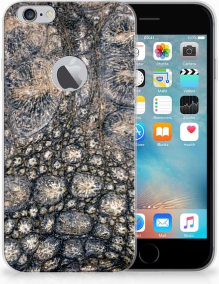 Apple iPhone 6 Plus | 6s Plus TPU Hoesje Krokodillenprint
