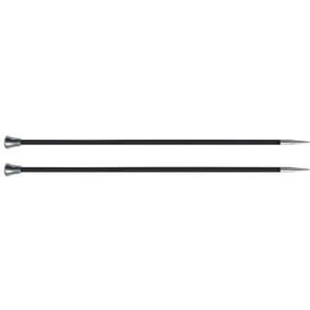 Breinaalden - KNITPRO - Karbonz - 35cm - nr. 2,5 - Koolstofvezel en messing zwart