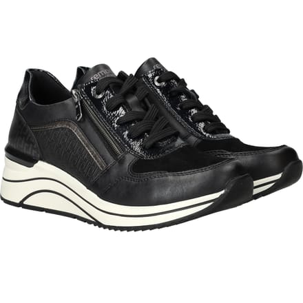 Remonte Sneakers - Dames - Zwart - Maat:38