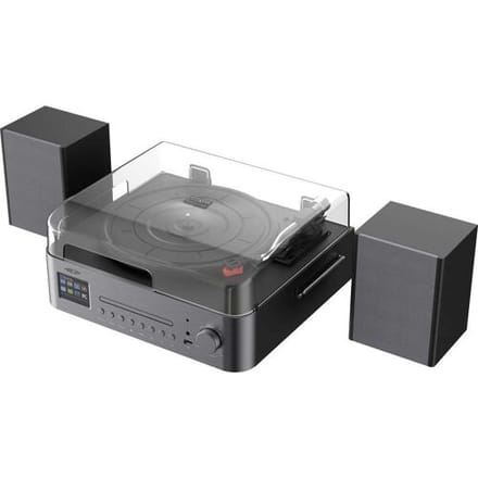 Reflexion HiFi-tuner Zwart, Bruin DAB+, CD-speler, Bluetooth