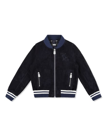 Leren Bomber Double B