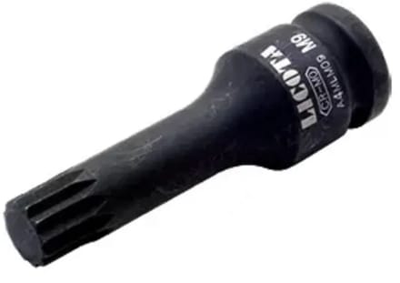 M10 Spline Bit, 1/2" Dop Slagmoersleutel