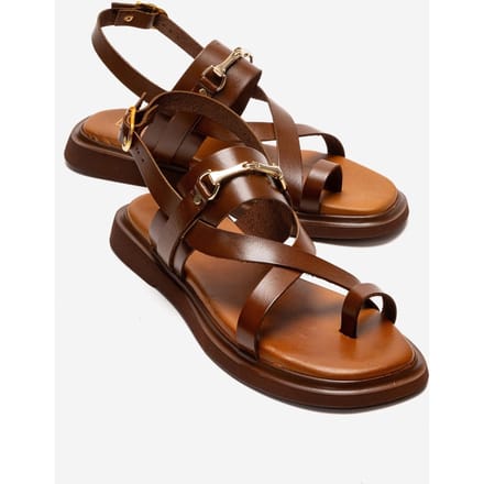 Fabiana Leren Teenslippers
