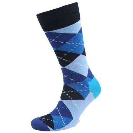 Happy Socks Sokken Argyle - Maat 41-46 - Heren - Grappige sokken - Halfhoge sokken