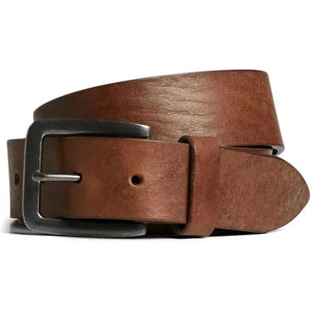 JACK & JONES Jacvictor leather belt - heren riem - bruin (mocha bisque)