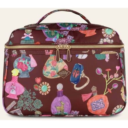 Oilily Cocos Beauty Case- maatOne size Hot Chocolate