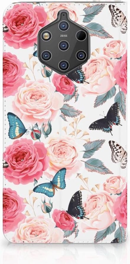 Nokia 9 PureView Smart Cover Butterfly Roses