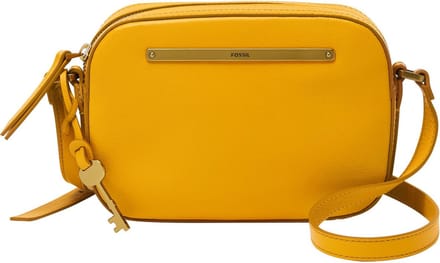 FOSSIL Schoudertas Liza Camera Bag Golden Yellow Mosterdgeel
