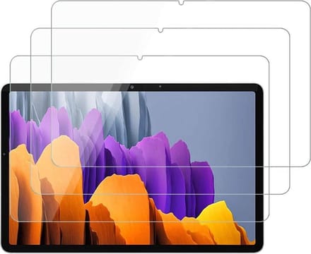 Protector Geschikt voor Samsung Tab S8 Plus screenprotector / Tab S7 FE screenprotector 2021/Galaxy Tab S7 Plus 12.4 inch SM-T970 SM-T975 SM-T976 Screenprotector Glas - Tempered Glass Screen Protector - 3x