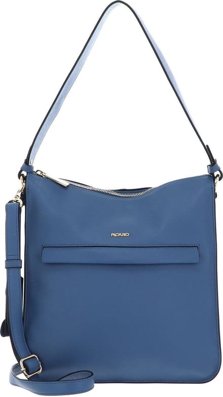 PICARD Leren Handtas Schoudertas Stash Cross Bag Wintersky Blauw