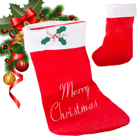 Kerstsok - voor de cadeaus - van de kerstman - Groot