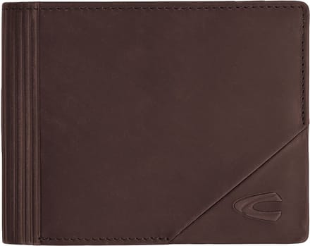 camel active Portemonnee Taiga Horizontal Wallet Brown Donkerbruin