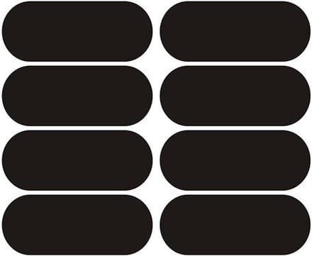 Reflective Black Adhesive Strips for Motorcycle Helmet, Reflective Stickers for Motorcycle, Reflective Stickers - ShopVlot