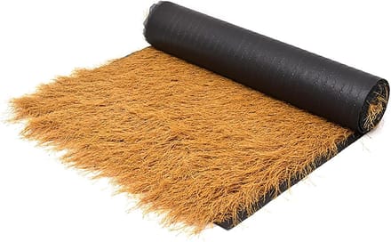 Plastic Wicker Dakbedekking - Synthetisch Riet Dak - Decoratie Terras - UV- en Windbestendig - 10 x 1 meter - Geel