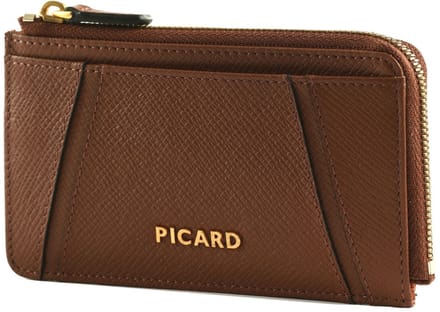 PICARD Leren sleutelgeval Chic Way 1 Key Case Cognac bruine