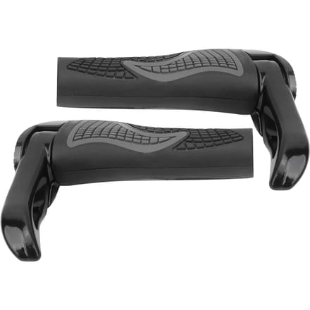 1 Paar Mountainbike Antislip Stuurgrip Covers Fiets Grips Verlengd Stuureinde gray