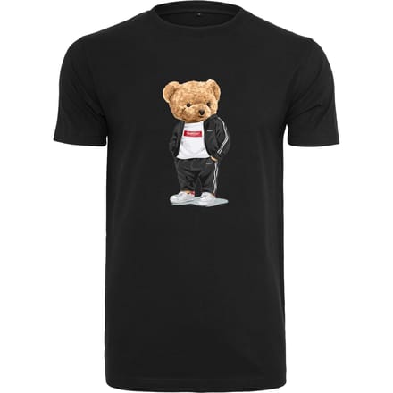 Heren Tee SS met Ballin Est. 2013 Bear Tracksuit Tee Print - Zwart - Maat S