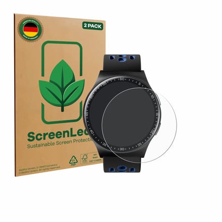 2 Stuks Screenprotector voor Reebok Pulse Smartwatch - Hoogwaardige Beschermfolie transparant