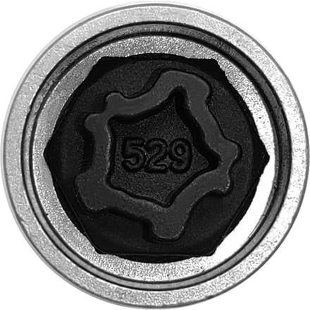 Replacement for Security Master Locking Wheel Nut Key 540 Anti-theft Screw Socket Wrench 529 argenté