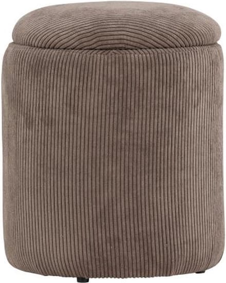 Svea - Zara poef - rib - bruin