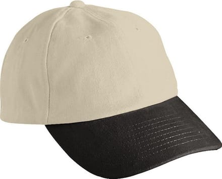 Myrtle Beach Volwassenen Unisex 6 Panel Raver Cap (Licht kaki/zwart)