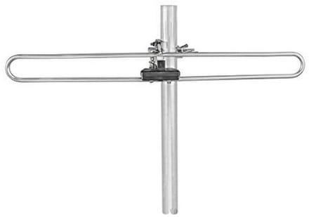 DAB+ Buitenantenne - Passief - Ontvangstbereik 0-50 km - Versterking 4 dB - Aluminium