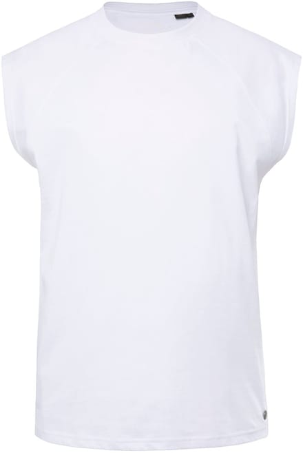JP 1880 - Heren - Tanktop oversized schouders ronde hals - Off-white - Maat 7XL