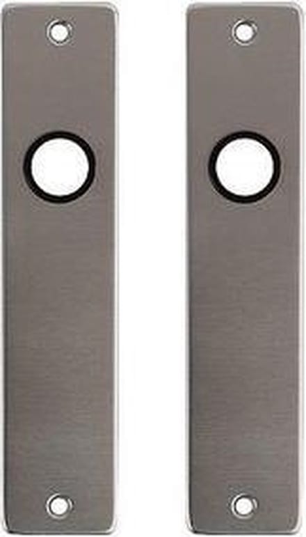 Wovar Deurschild blind aluminium kortschild | Per set