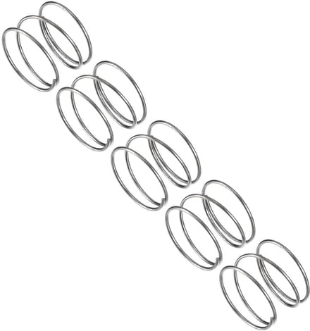 5 stuks Drukveren 304 RVS 20mm Buitendiameter 1mm Draaddikte 15mm Lengte