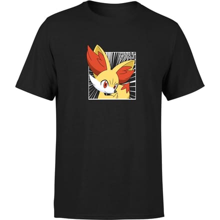 Pokemon Fennekin Men's T-Shirt - Black - S